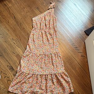 Woman’s Floral One-Shoulder Maxi Summer Dress